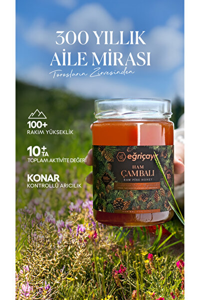 Eğriçayır Ham Çam Balı Ta10 850g (DOĞAL, HAKİKİ)