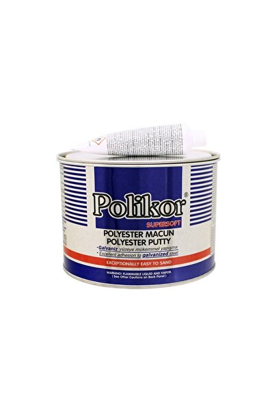 Polikor Çelik Macun Oto Kaporta Macunu 450gr