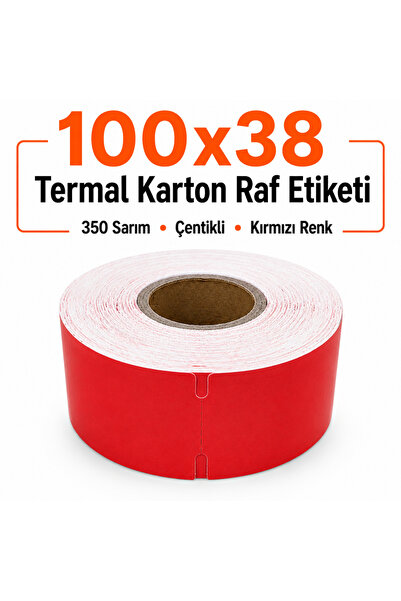 RULORULO 100x38 Etichete termice din carton pentru rafturi 350 de role cu cre...
