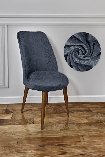 Miray Tekstil Yıkanabilir, Likralı , Kadife Oval Sandalye Kılıfı