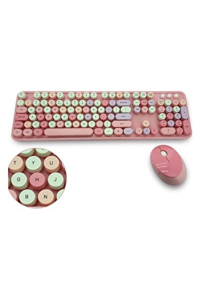 Skygo Mofii Pembe Sweet Dm Combo Klavye Mause Set