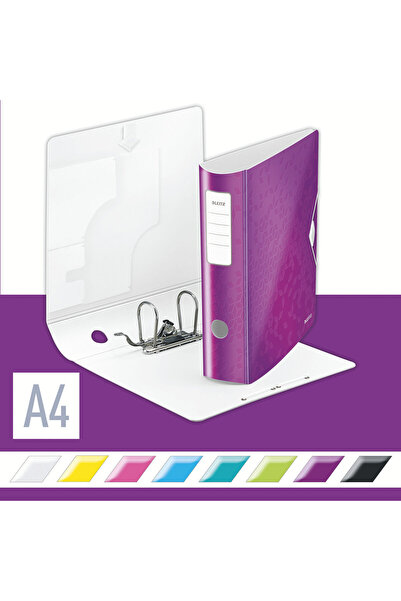 Leitz Biblioraft 180° Active WOW spumă poliuretanică A4 82 mm violet metalic