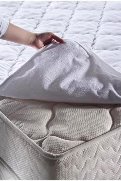 Doqu Home Comfyline Непропускащ течности протектор за матрак с ластик, Бял - ...