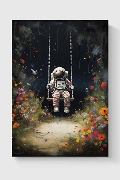Luna Marissa Αφίσα Astronaut on a Swing - Αφίσα Duar χωρίς πλαίσιο