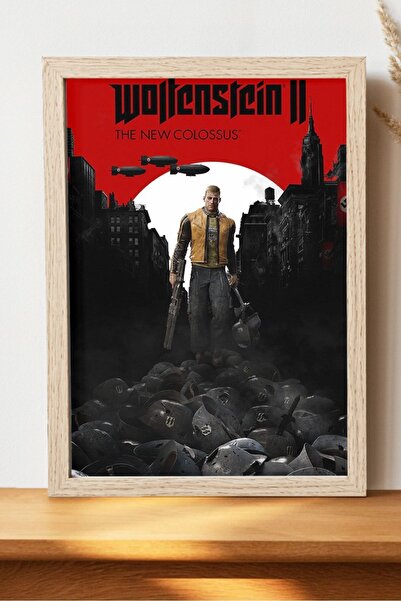 Luna Marissa Αφίσα Wolfenstein - Αφίσα παιχνιδιού από χοντρό χαρτί χωρίς πλαίσιο