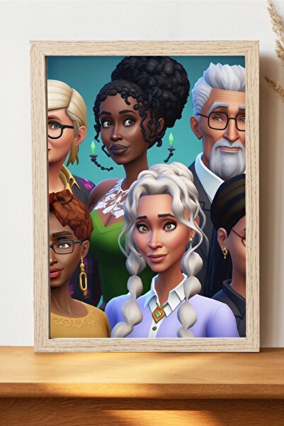 Luna Marissa Αφίσα Fanart The Sims - Αφίσα παιχνιδιού από χοντρό χαρτί χωρίς ...