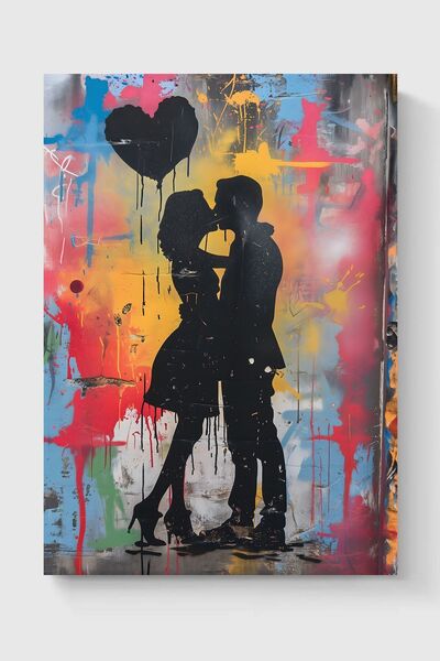 Luna Marissa Αφίσα Graffiti Kiss Αφίσα τοίχου χωρίς πλαίσιο