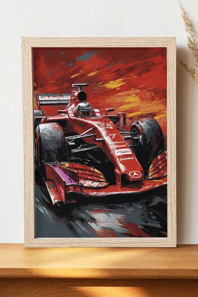 Luna Marissa Formula 1 Poster - Çerçevesiz Parlak Kağıt Araba Posteri