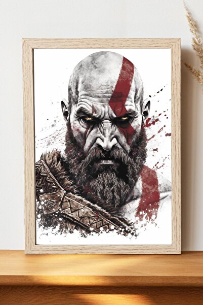 Luna Marissa Αφίσα Kratos God Of War - Αφίσα τοίχου από γυαλιστερό χαρτί χωρί...