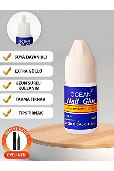velissa Ocean Takma Tırnak Yapıştırıcı Tips Yapıştırıcı Hızlı Yapıştırıcı 3 gr