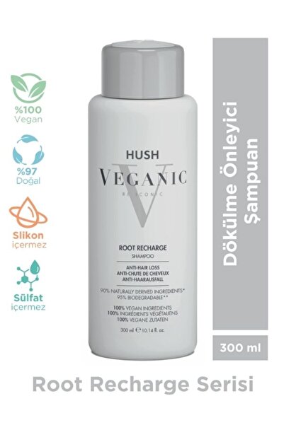 HUSH Veganic Root Recharge Anti-Hair Loss Shampoo 300 ml
