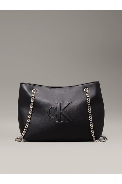 Calvin Klein SCULPTED CHAIN SHOULDER BAG Kadın Omuz Çantası LV04K3163G-UB1