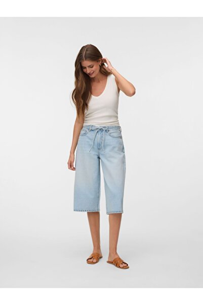Vero Moda Pantaloni scurți din denim VMELIS, cu talie medie, croială largă - ...