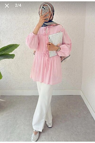 MODA SÇ KİMONA BAGLAMALI GÖMLEK 2338