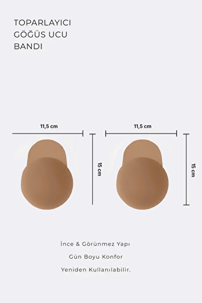 Lynch Cosmetics Toparlayıcı Göğüs Ucu Bandı - L (11.5 Cm)