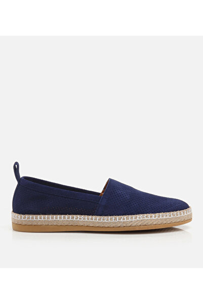 Hotiç Men's navy leather loafer