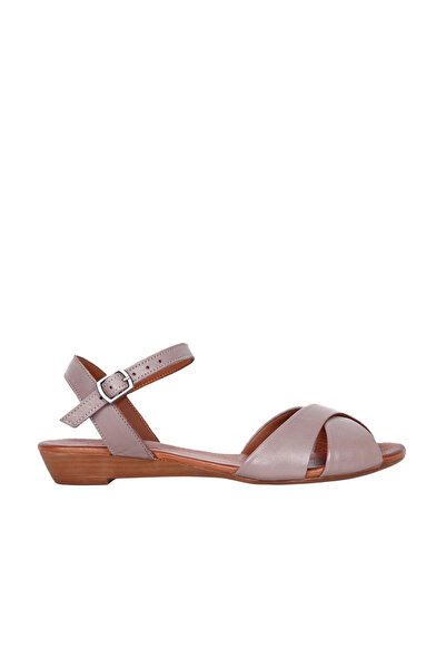 Bueno Shoes Sandale de damă din piele argintie 01wn3808