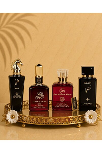 ARYAN Set of 4 Oriental Perfumes (2xWomen + 2xMen) - Tahir + Lailat al Ahlam ...