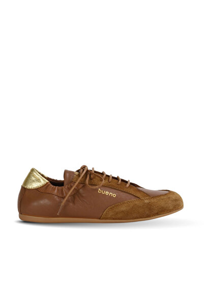 Bueno Shoes Taba piele întoarsă - piele Pantofi plati pentru femei 01we6701
