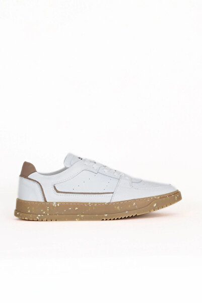 Bueno Shoes حذاء رياضي رجالي من الجلد باللون الأبيض 16ma8209
