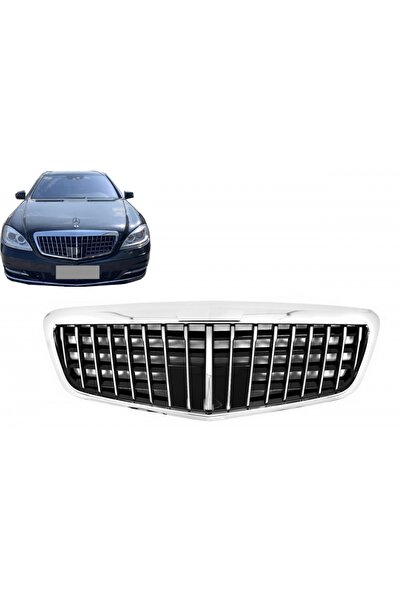 tuningset Grilă frontală Verticală compatibilă cu Mercedes S-Class W221 Facel...