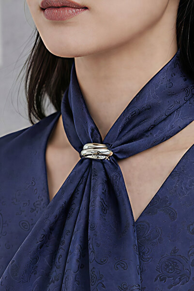 trendlover scarf ring, t-shirt clip, silver