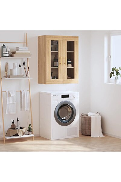 Concept Dulap TV montat pe perete, stejar sonoma, 69,5x34x90 cm