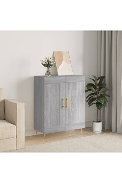 Concept Servantă, gri sonoma, 69,5x34x90 cm, lemn compozit