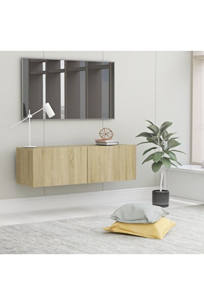 Concept Comodă TV, stejar Sonoma, 100 x 30 x 30 cm, PAL