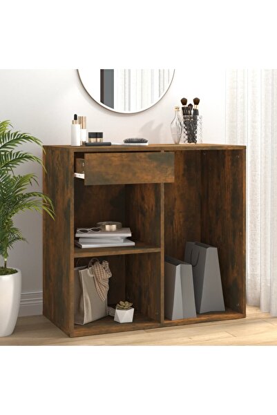 Concept Dulap de cosmetice, stejar fumuriu, 80x40x75 cm, lemn prelucrat