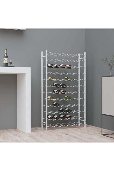 Concept Suport sticle de vin pentru 72 sticle,alb, metal