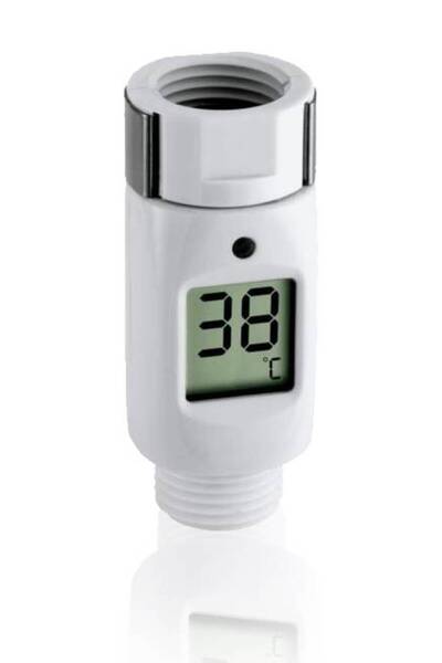TFA Digital Shower Thermometer Water Temperature Meter for Bathroom 30.1046