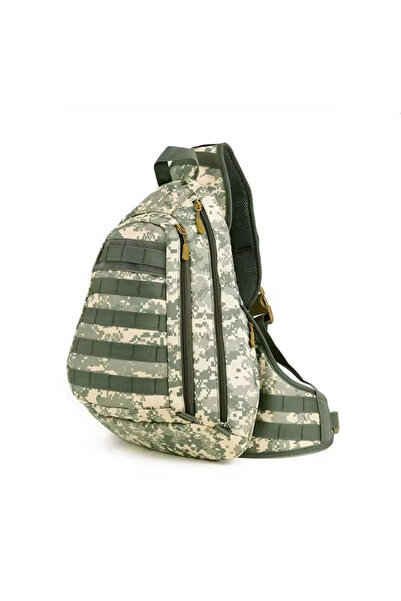 Protector Plus Rucsac tactic cu un singur umăr, gri camuflaj