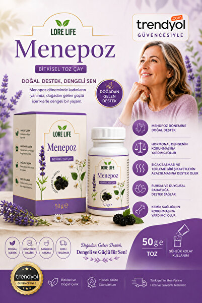 LORE LIFE MENEPOZ İÇİN 50 GR BİTKİSEL TOZ KARIŞIM
