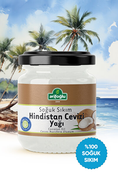 Arifoğlu Hindistan Cevizi Yağı Soğuk Sıkım 200 Ml %100 Doğal