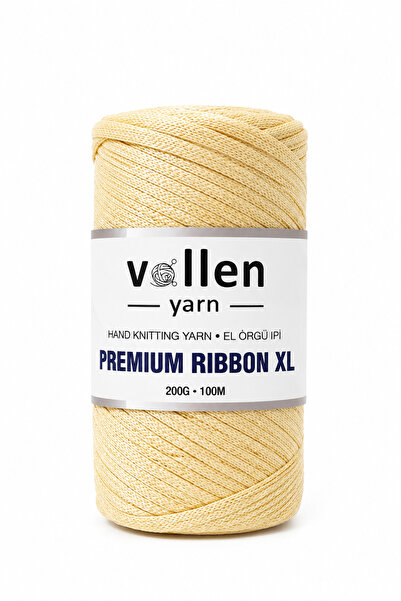 vollen yarn Premium 200gr/4mm Polyester Ribbon Ip,makrome Ipi,çanta Ipi,bilek...