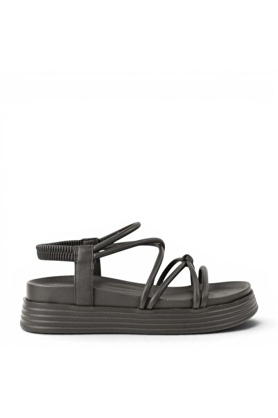 Gryxx Sandale casual, damă, GRYXX, 9609B, negre, piele, platformă 40