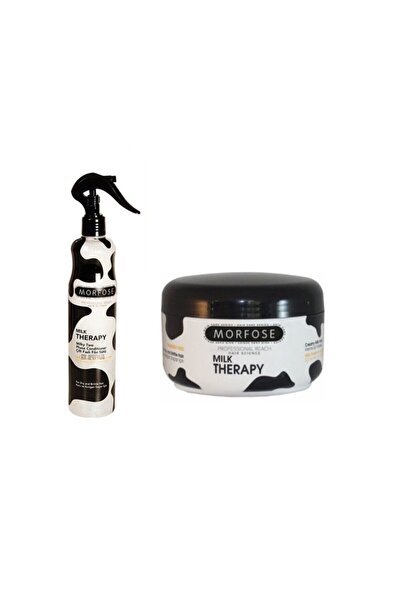 Morfose Milk Therapy Çift Fazlı Fön Sütü 400 ml + Milk Therapy Creamy Milk Ma...