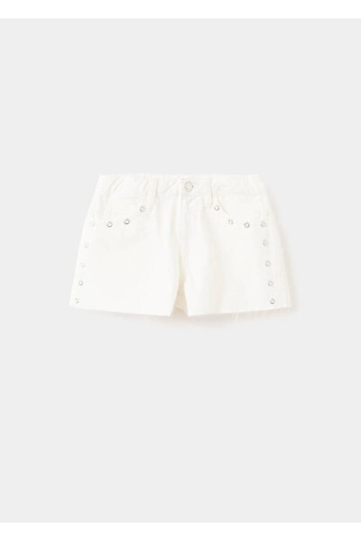MANGO Kids Eyelet şort
