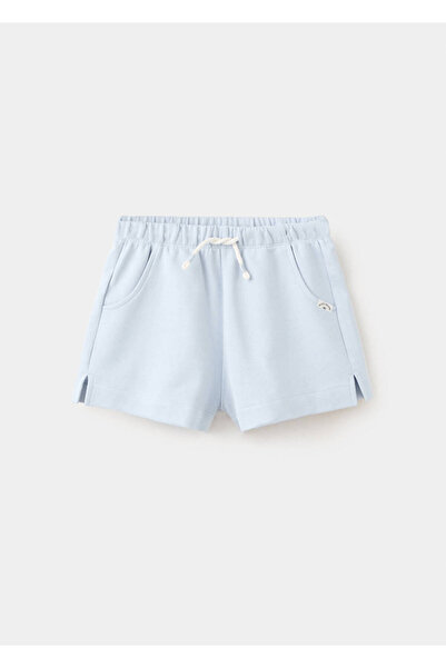 MANGO Kids Cepli pamuklu şort