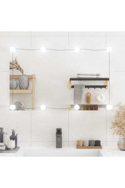 Concept Oglindă de perete cu lumini LED 50x80 cm sticlă dreptunghiular