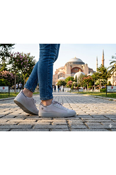 Amanal Women's Casual Sneaker Breathable Lace-up Flexible Sports Shoes Heel 2...