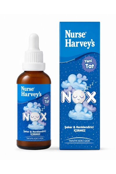 Nurse Harvey's Nox Bitkisel İçerikli Uyku Damlası 50 ml – (Çocuk ve Yetişkinl...