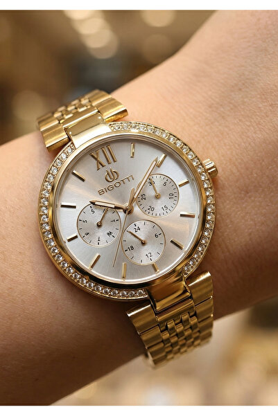 Bigotti Raffinato Gold Stainless Steel Watch for Women BG.1.10661-3