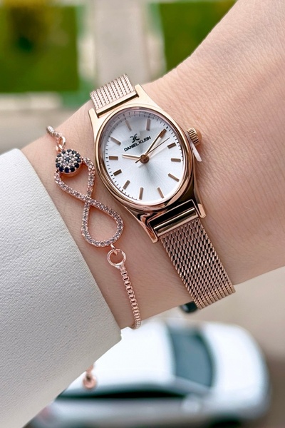 Daniel Klein Rose Renk Hediye Paketli 21 Mm Kadın Kol Saati