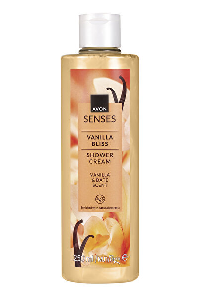 AVON Senses Vanilla Bliss Vanilya ve Hurma Kokulu Duş Jeli 250ml
