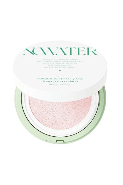 NOWATER Teatree Day-Day Tone Up Sun Cushion SPF50+ | Çay Ağacı Özlü Renkli Gü...