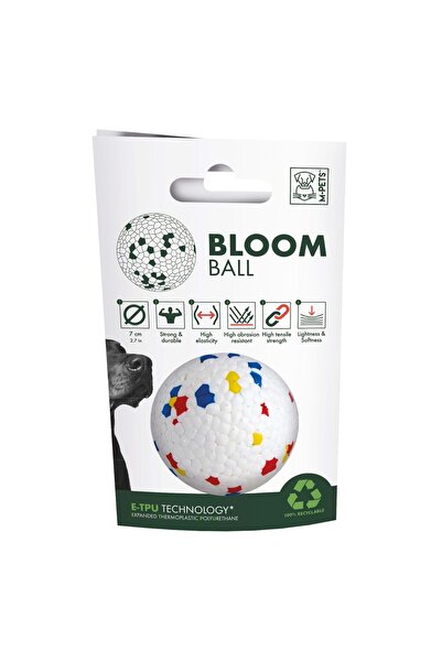 M-PETS BLOOM BALL OYUN TOPU PARÇALANMAZ MİX COLOR 7 CM
