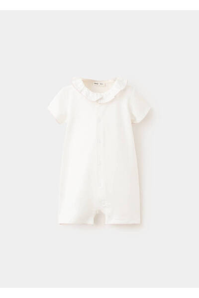 MANGO Baby Bebe yaka pamuklu pijama