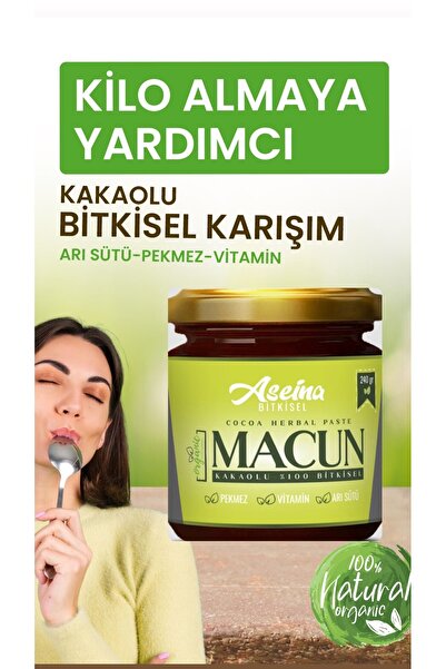 Aseina Kakaolu Pekmez, Arı Sütü Bal Vitaminli Bitkisel Macun 1 SET